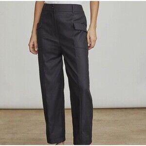 🖤 Elizabeth and James Black Creased Dress Pants – Size 8‎ / 29